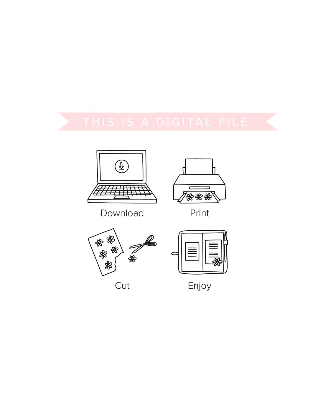 Colored Baking Printable Planner Stickers Cooking Kitchen Etsy