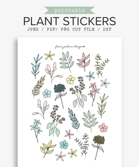Name Labels Botanical Nature Arrangement Suitcase Address Label
