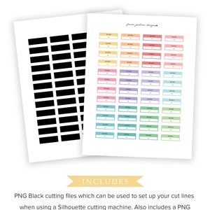 Printable Work Planner Stickers for Daily Planner Printable - Etsy ...