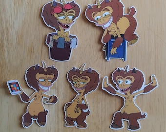 Big Mouth Maury Stickers