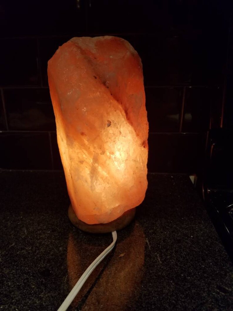 Natural Himalayan Salt Lamp Ionic Air Purifier Rock Crystal 7 Etsy