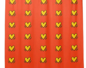 Hearts Shower Curtain