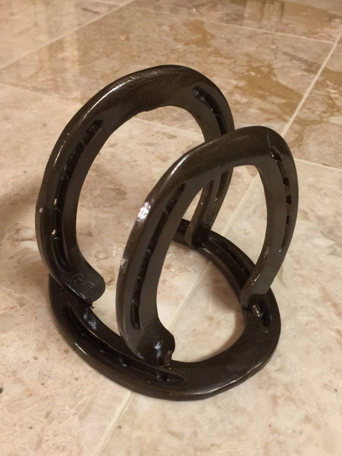 Horseshoe Art Napkin Holder Envelope Holder Mail Holder Etsy