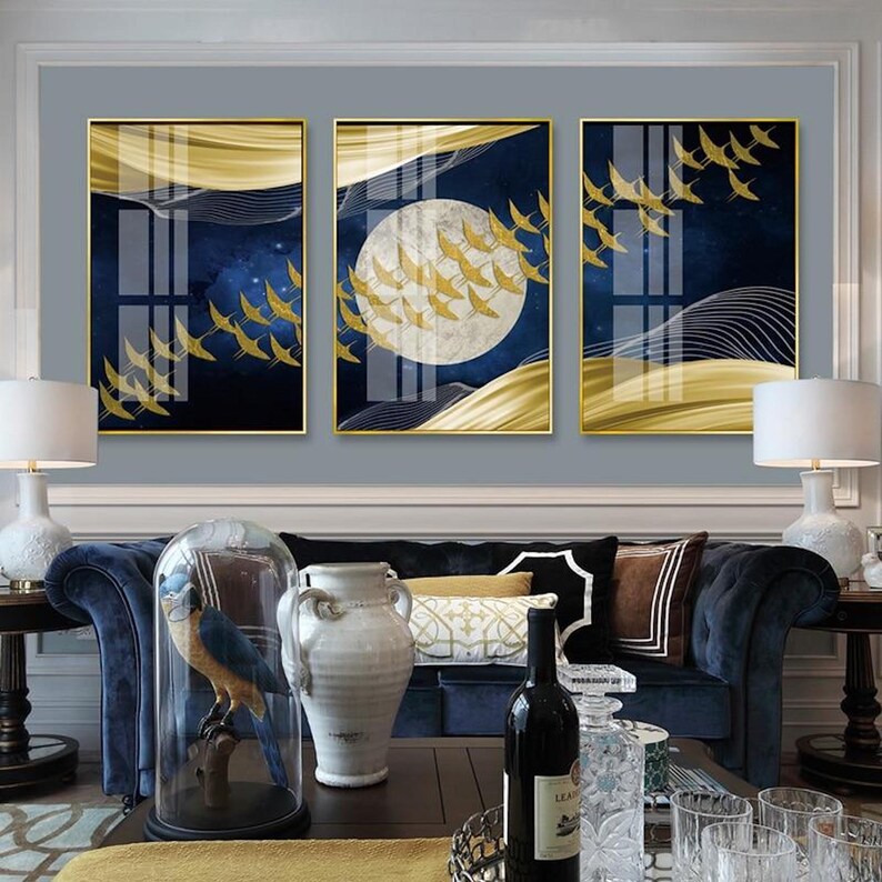 Gallery Wall Sets, 3 Piece Wall Art, Housewarming Gift, Pictures Wall ...