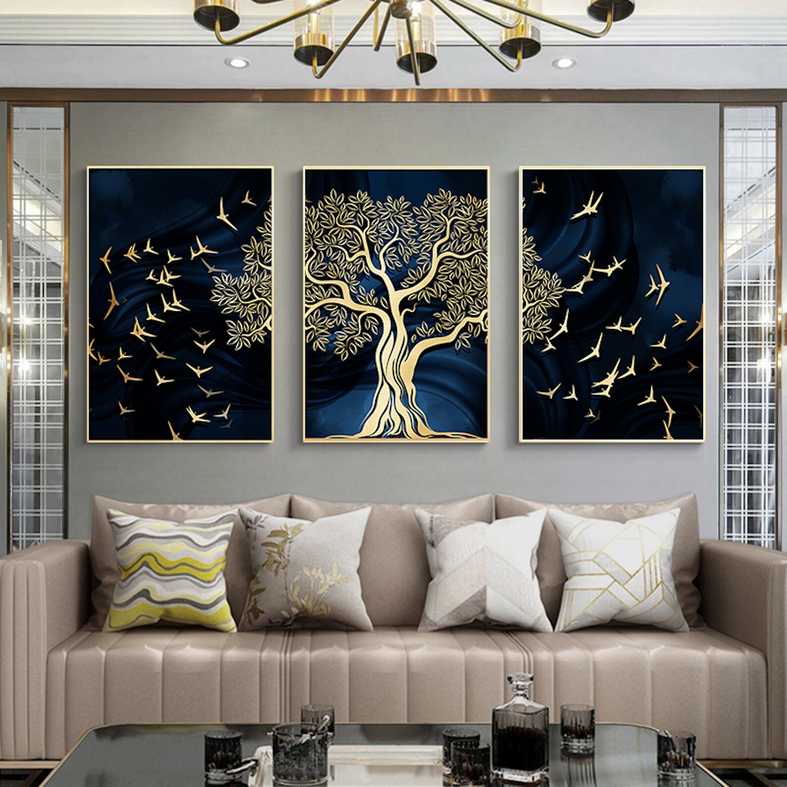 Gallery Wall Sets, 3 Piece Wall Art, Housewarming Gift, Pictures Wall ...
