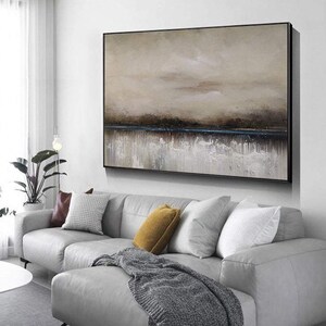 lake painting ocean oil painting, original painting abstract painting custom oil painting paintings on canvas extra large painting