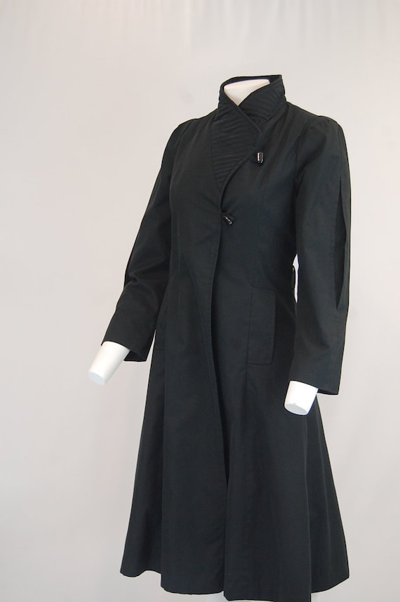 princess cut wool coat