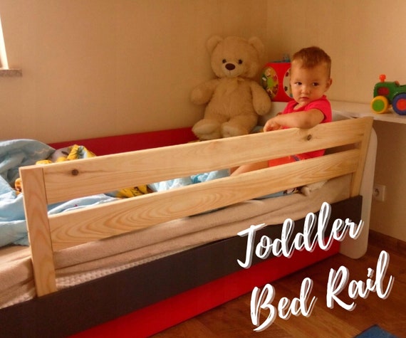 Universal Use Bed Rails Toddler Bed Guard Solid Wood Bed Rail for Toddlers  Double Side Bed Barrier for Children Easy to Use Baby Bed Guard 