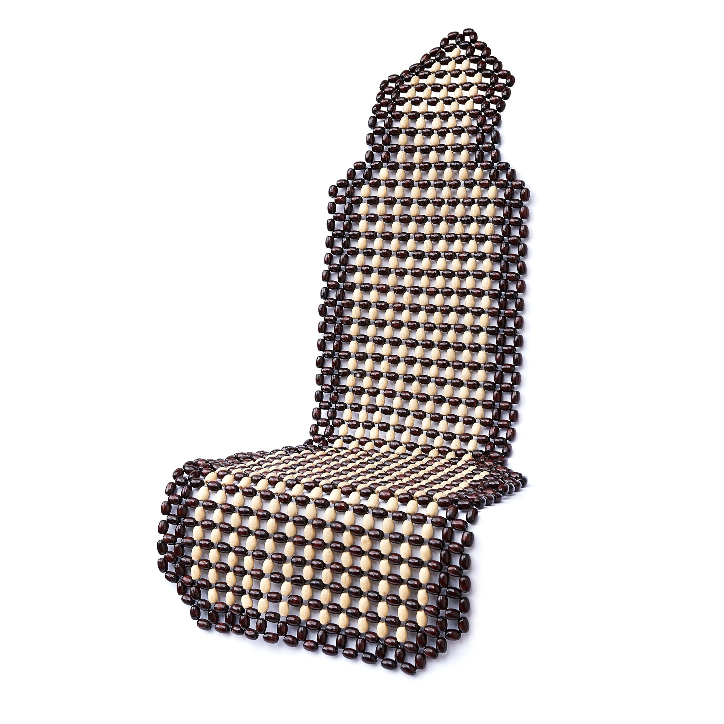 Bead Seat Cover From Quality Natural Wood Beads Universal Etsy UK