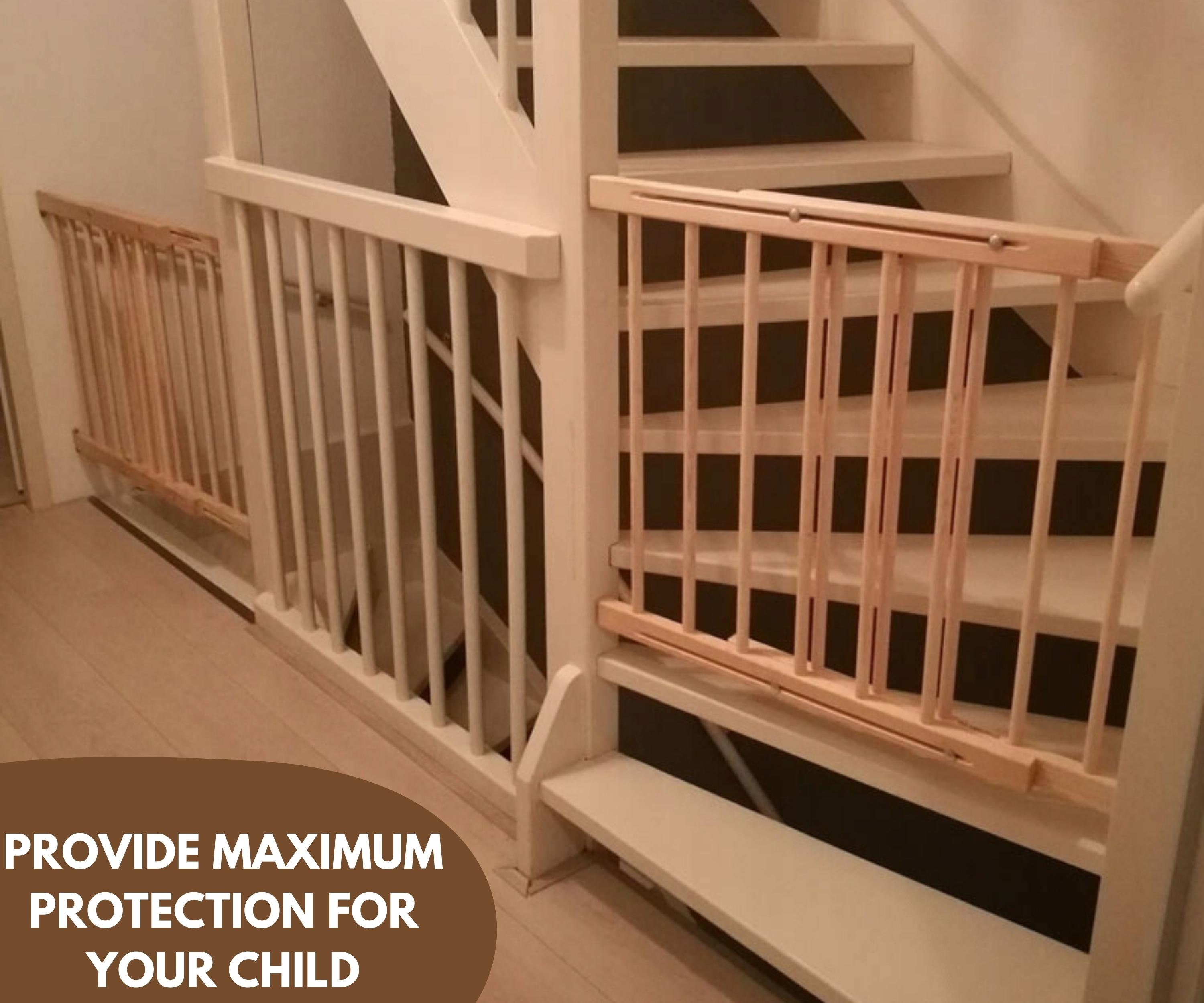 Versatile Wooden Safety Baby Gate Extendable 28.3'' Etsy UK