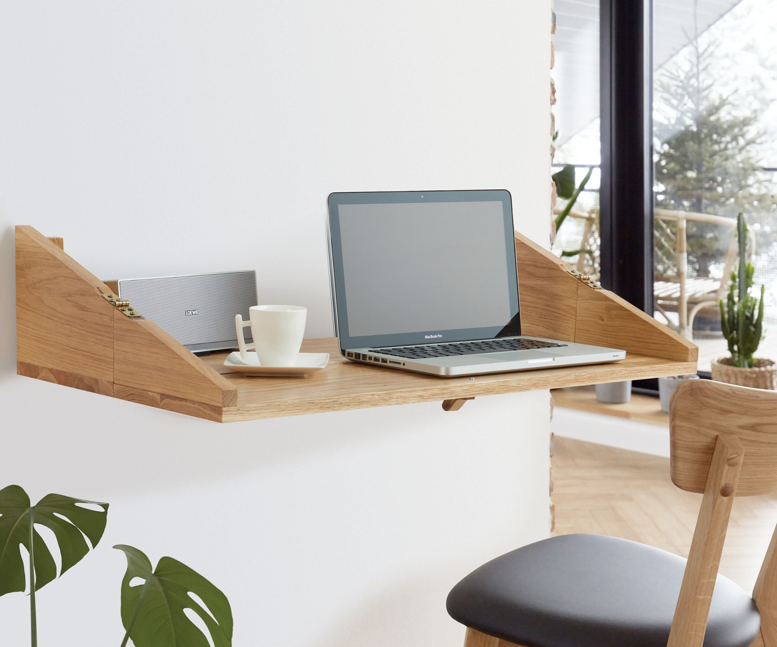 Mesa de computadora de escritorio montada en la pared para niños, mesa de  madera, escritorios flotantes para espacios pequeños, escritorio de oficina