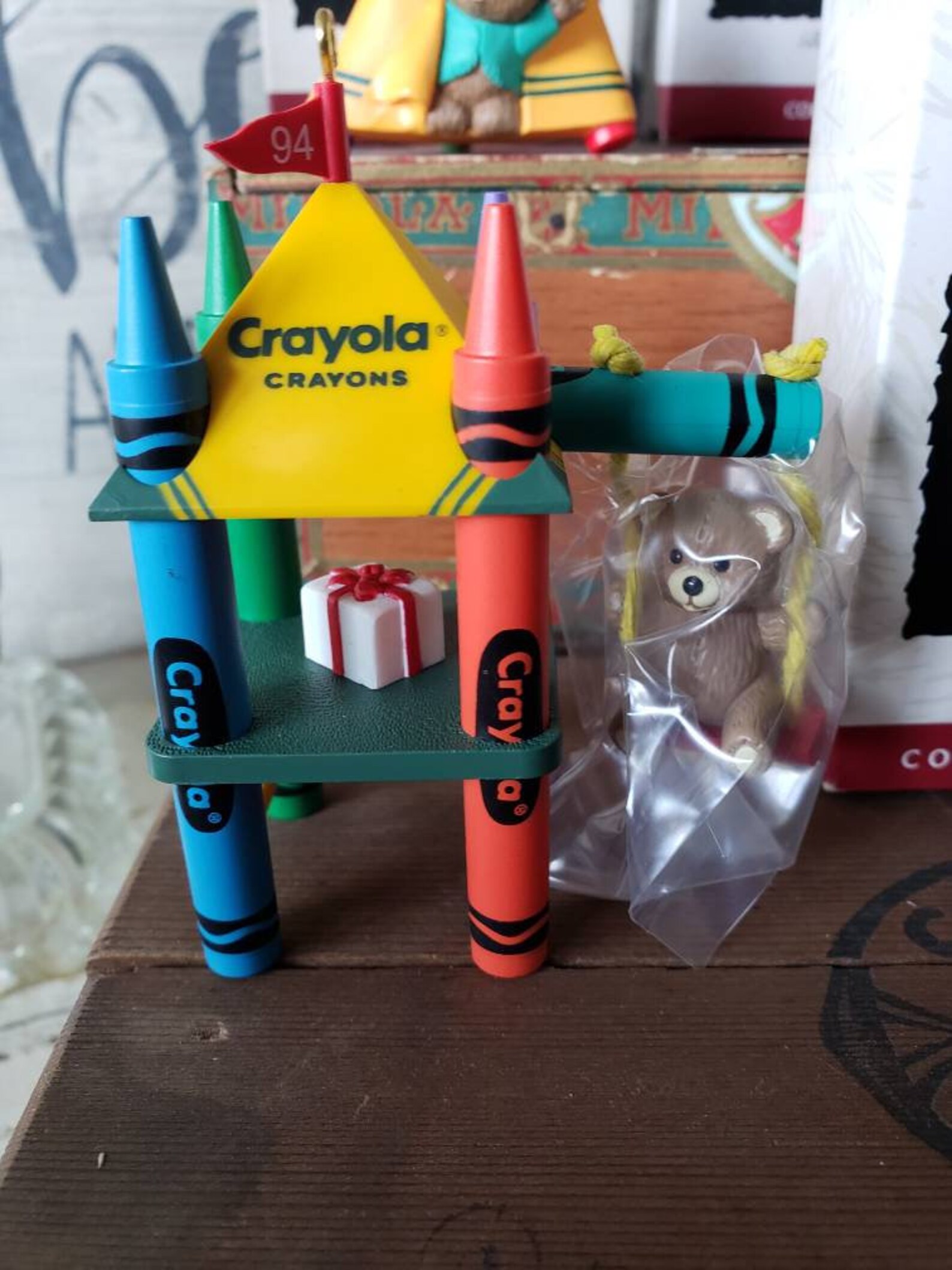 Hallmark Crayola Crayon Collector Series 1990s Ornaments Etsy