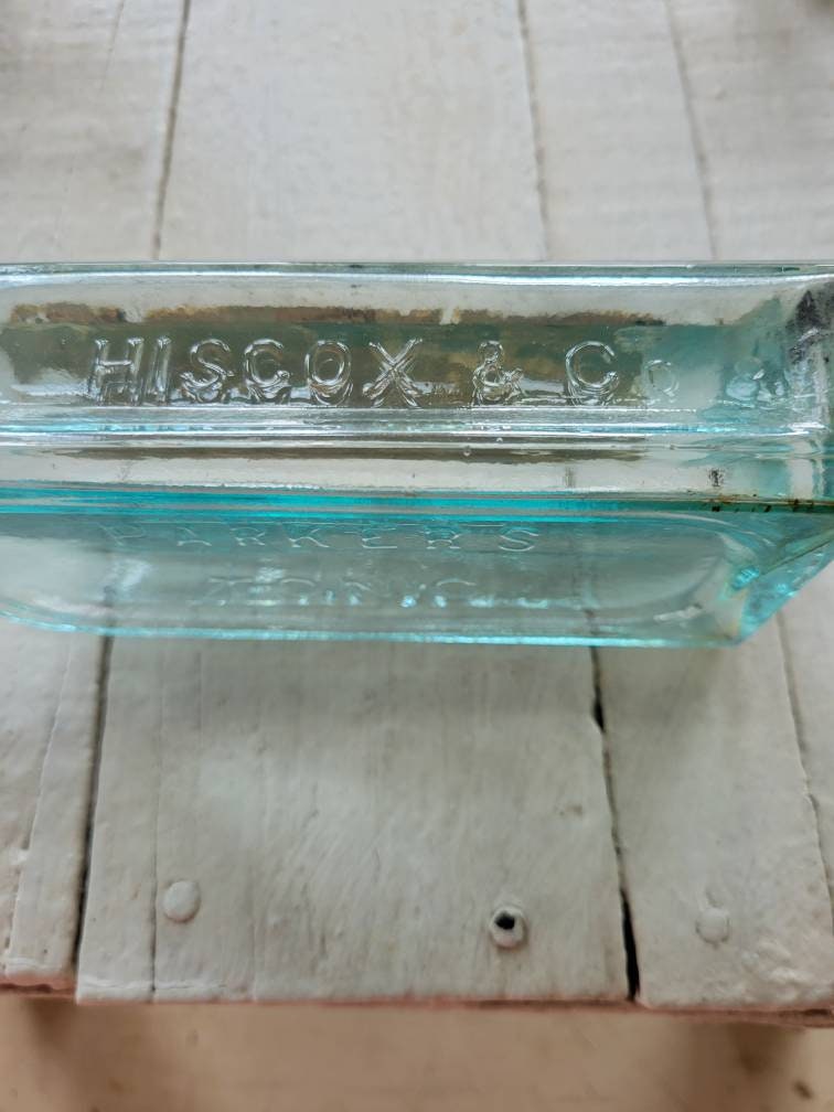 Vintage Blue Glass Medicine Bottle Tonic Bottle Parkers Tonic Etsy