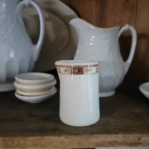 Ironstone Creamer | Chunky Ironstone| Syracuse China | Restaurant Wares | Ironstone Creamer Pitcher