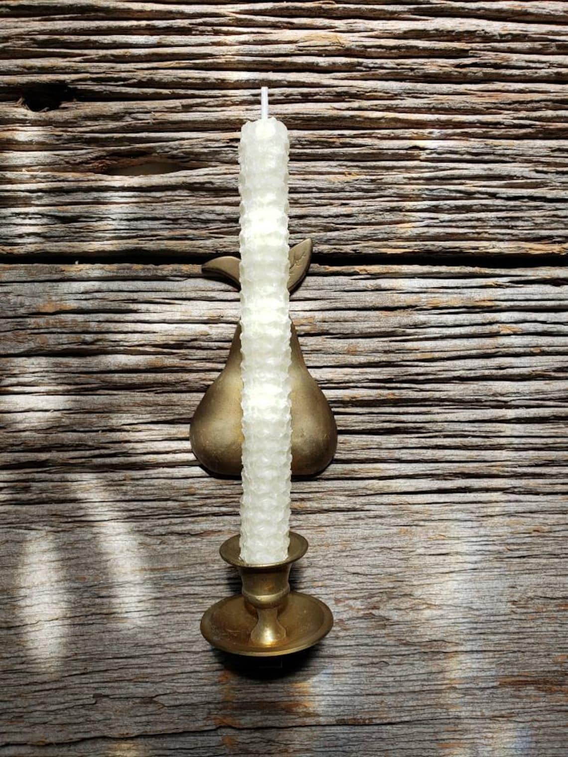 Vintage Brass Candle Stick Holder Hangable Brass Candle Etsy