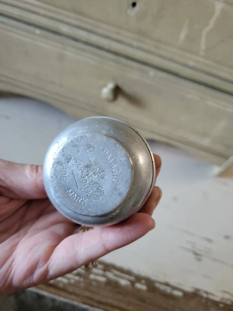 Vintage Aluminum Salt and Pepper Shakers Set of 4 Salt and Etsy