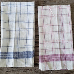 Vintage Kitchen Tea Towels Vintage Dish Towels Set of Two Towels - Etsy