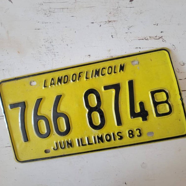 Vintage License Plates Etsy