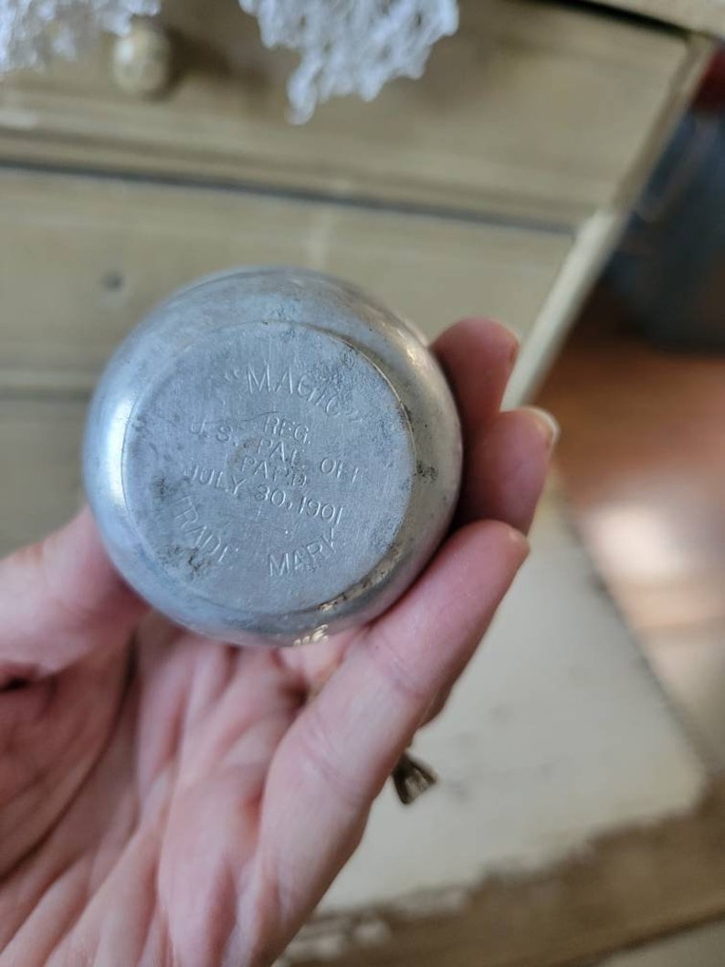 Vintage Aluminum Salt and Pepper Shakers Set of 4 Salt and Etsy