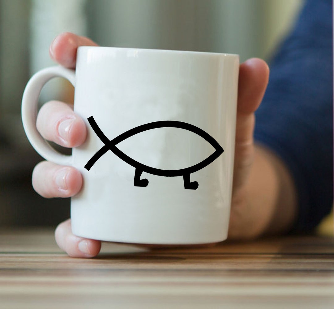 The darwin Fish a Symbol of Atheism or Etsy