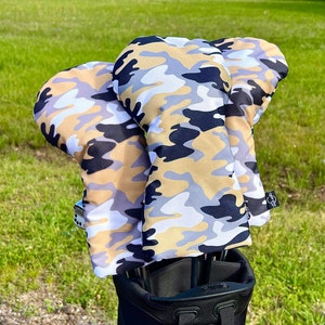 Military Camo Style Fahrer Headcover