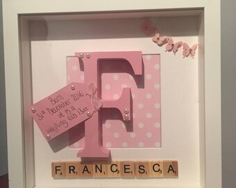 new baby boy frame baby scan frame new baby gift baby etsy