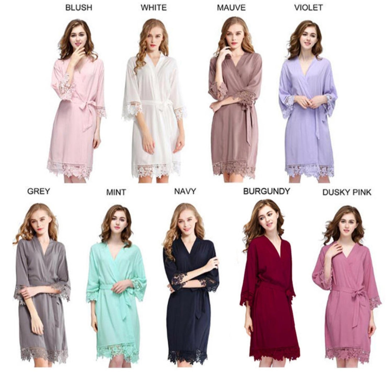 Flower Girl Robe Kids Cotton Robe Personalised Dressing - Etsy UK