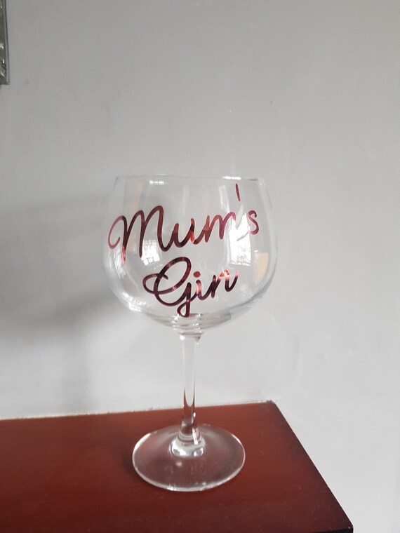 mothers day gin glass