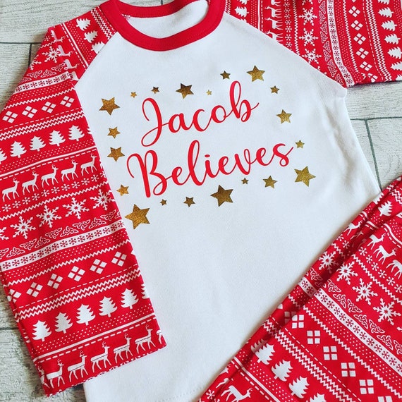 baby boy christmas pjs