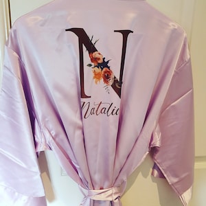Personalised Bridesmaid Robes, Wedding Dressing Gowns, Satin Robes ...