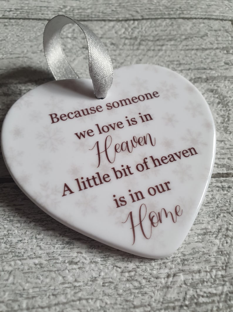 Memorial Ornament Memorial Gift Memorial Decoration Etsy UK