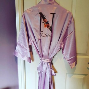 Personalised Bridesmaid Robes, Wedding Dressing Gowns, Satin Robes ...