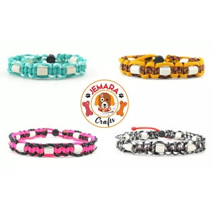 EM ceramic tick collar Paracord dogs cats tick collar tick chain EM band