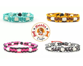 EM ceramic tick collar Paracord dogs cats tick collar tick chain EM band