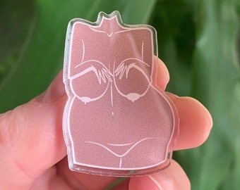 Vee of Wil ACRYLIC PIN