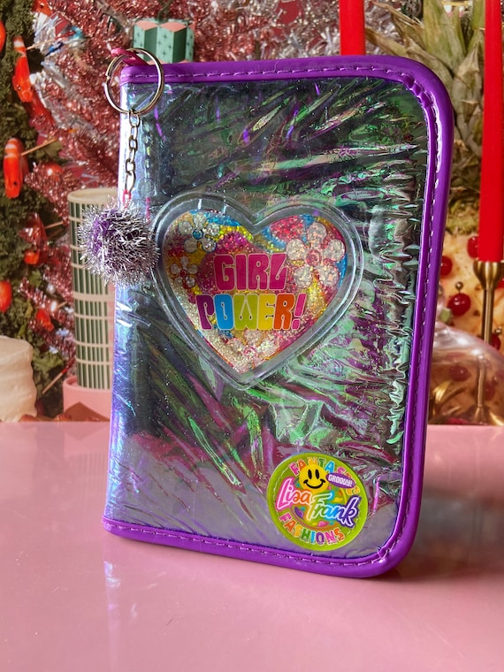 Vintage Lisa Frank Planner Journal 90s Girl Power Holographic
