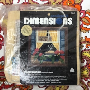 dimensions needlepoint pie window cross stitch kit