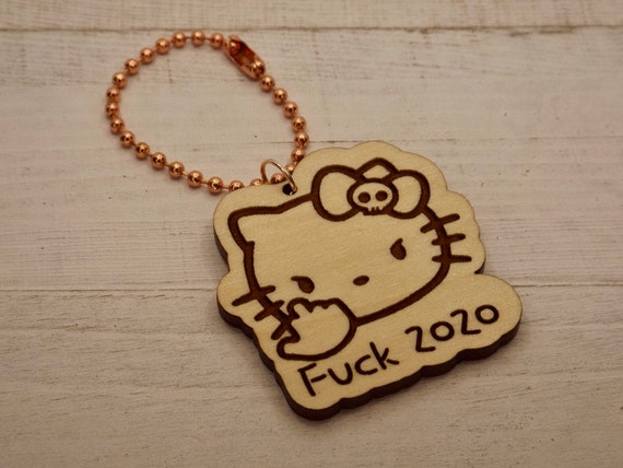 Hello Kitty Keychain - F*ck 2020 / Keychains Il_570xn