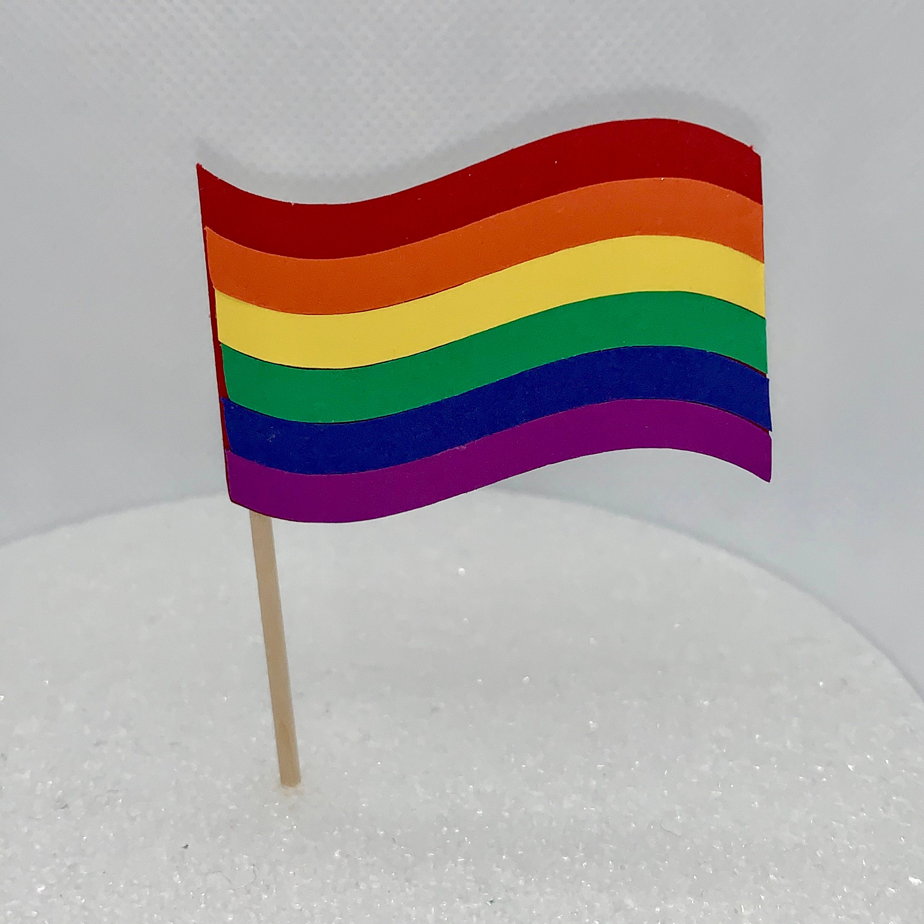 Pride Flag Cupcake Topper Equality Flag Cupcake Topper | Etsy UK