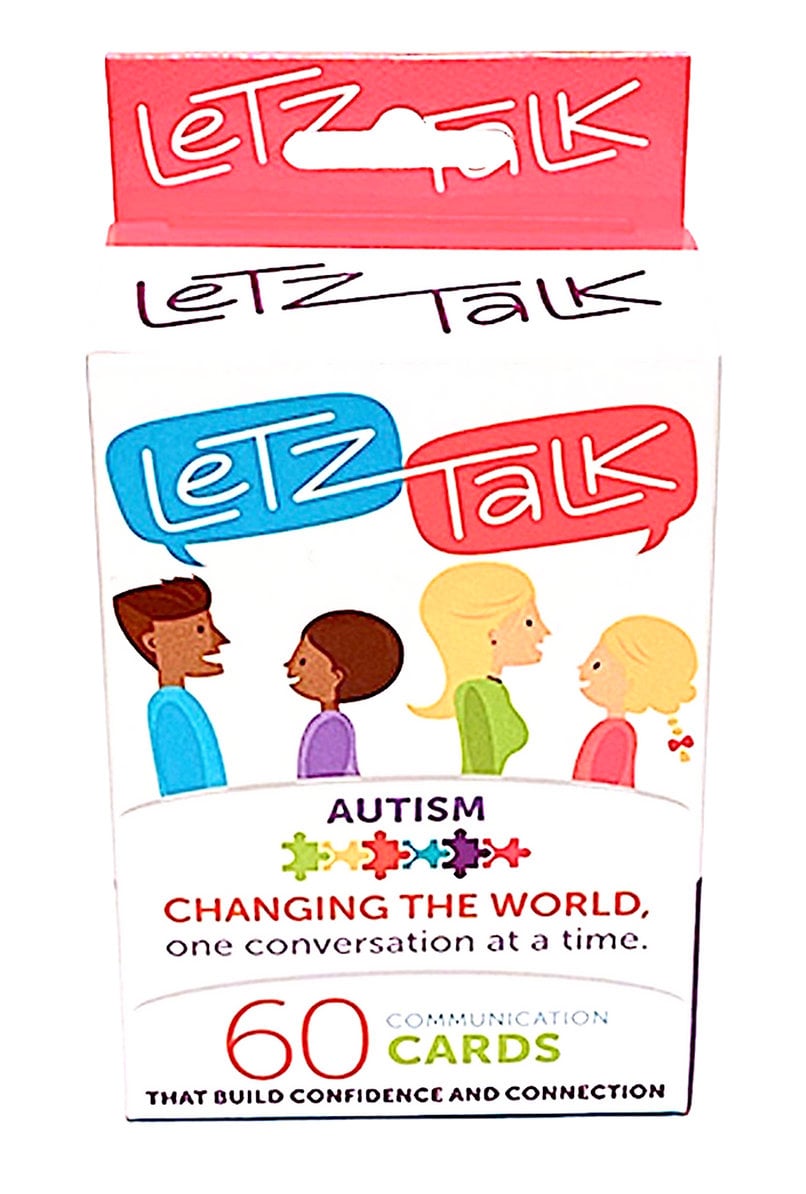 Letz Talk Conversation Cards for Kids With Autism/aspergers -education ...