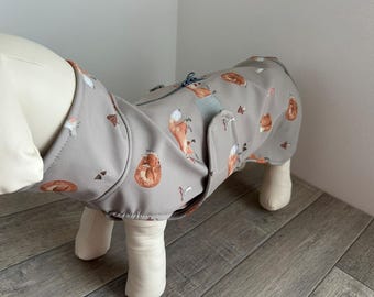 Softshell dog coat foxes back length 40