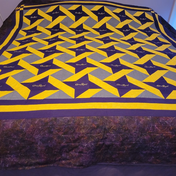 Crown Royal Quilt Etsy