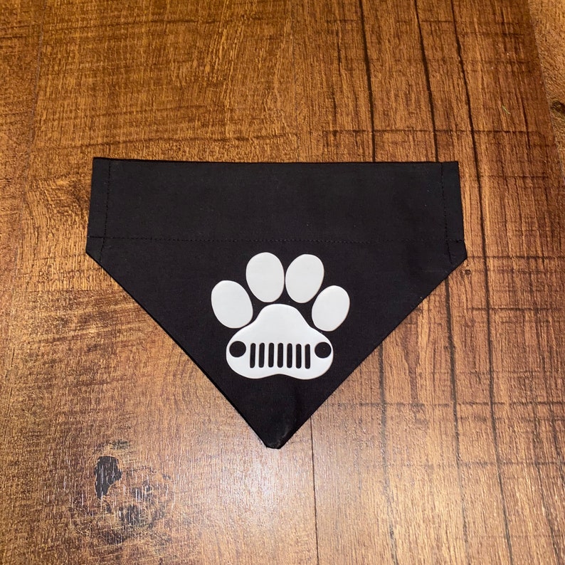 Jeep Wave Pet Bandana Paw Wave Jeep Wrangler Bandana Etsy