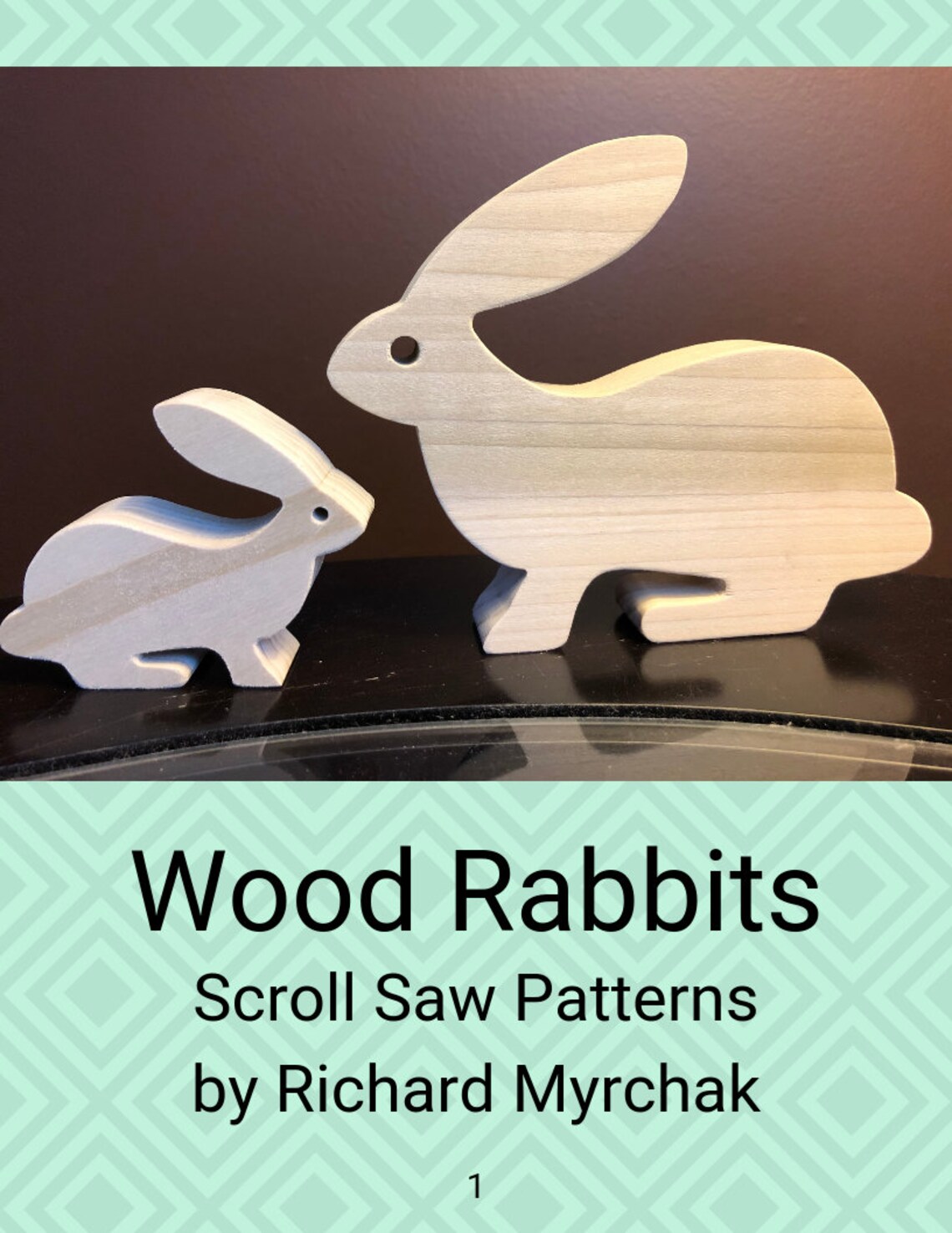 Wood Rabbits Scroll Saw Patterns Etsy Canada