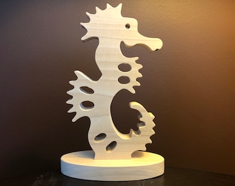 Wood Sea Horse Scroll Saw Pattern