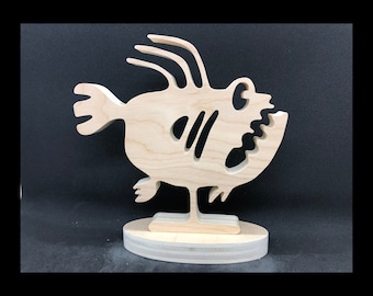 Patrón de sierra de calar desde lo profundo