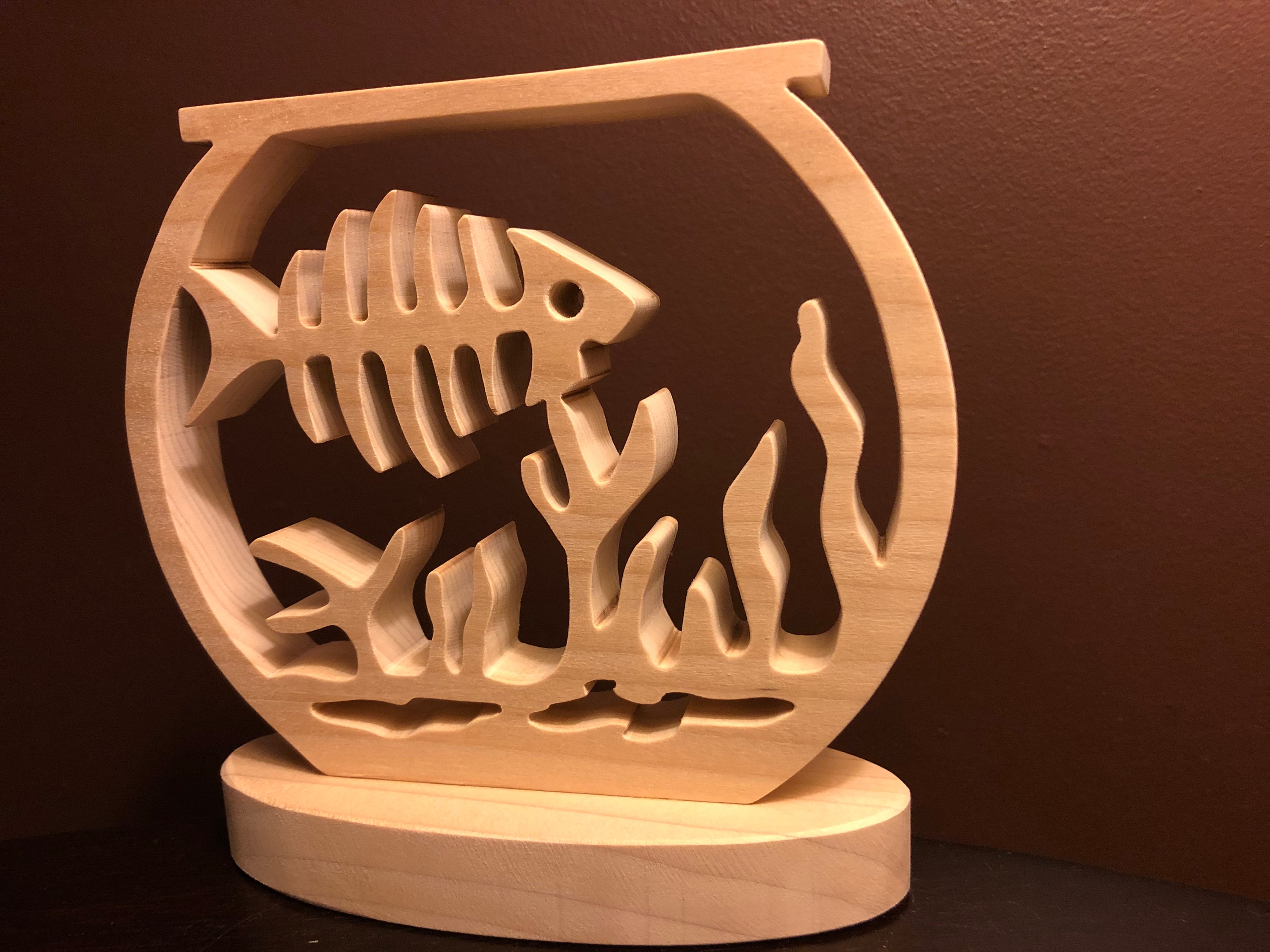 Dead Fish in a Bowl Scroll Saw Pattern Etsy