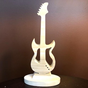 Wood Electric Guitar Scroll Saw Pattern