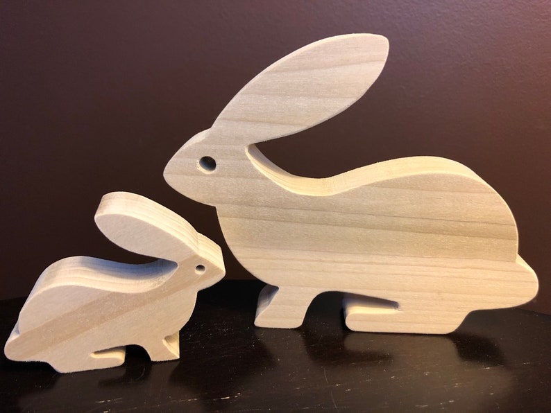Wood Rabbits Scroll Saw Patterns - Etsy