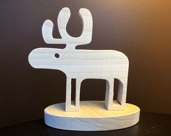 Wood Moose Scroll Saw Pattern